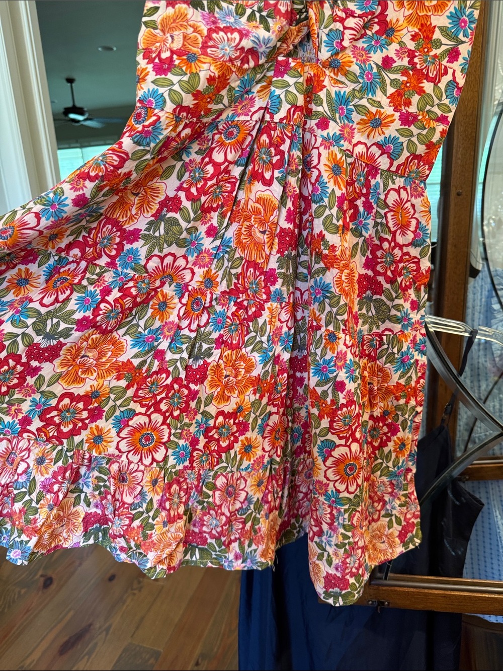 Angie Casual Floral Sleeveless Sundress - Multicolor - Picture 3 of 5